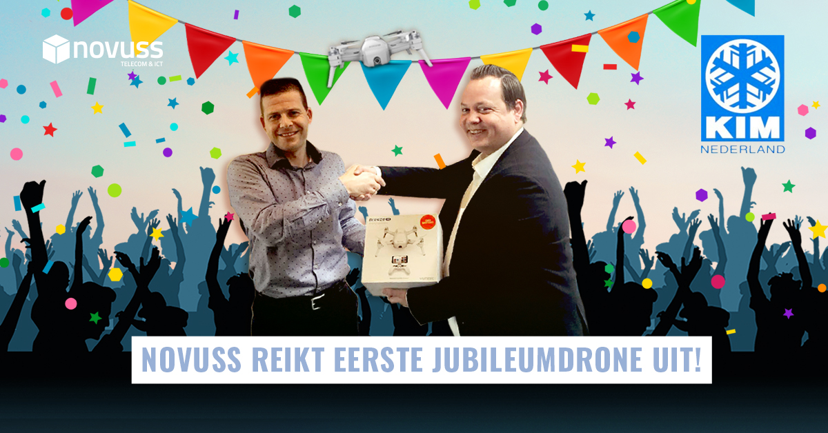 Novuss reikt drone uit aan KIM Nederland
